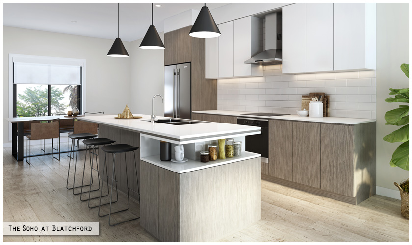 Kitchen - The SOHO at Blatchford